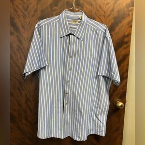 LL Bean XL-Tall Stripes Button Down Shirt